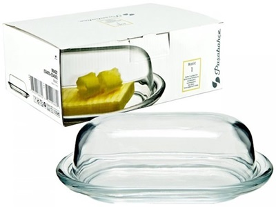 Pasabahce Glass Butter Dish – Classic 250g Storage - GlassLink