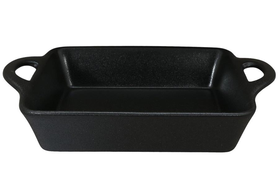 Rectangular Black Ceramic Baker – 38x22.5x8cm