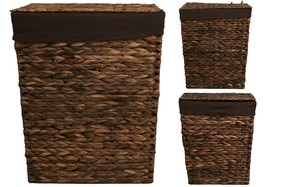 Laundry Basket Grass Material 3Pc