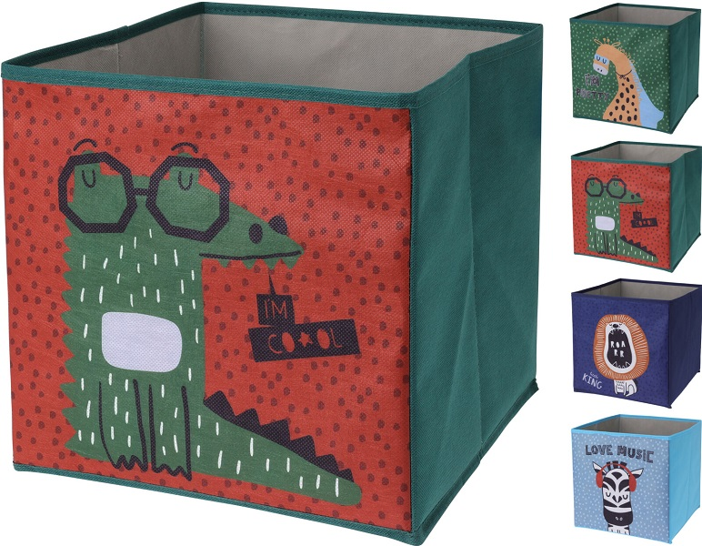 Storage Box Kids 4 Assort Designs