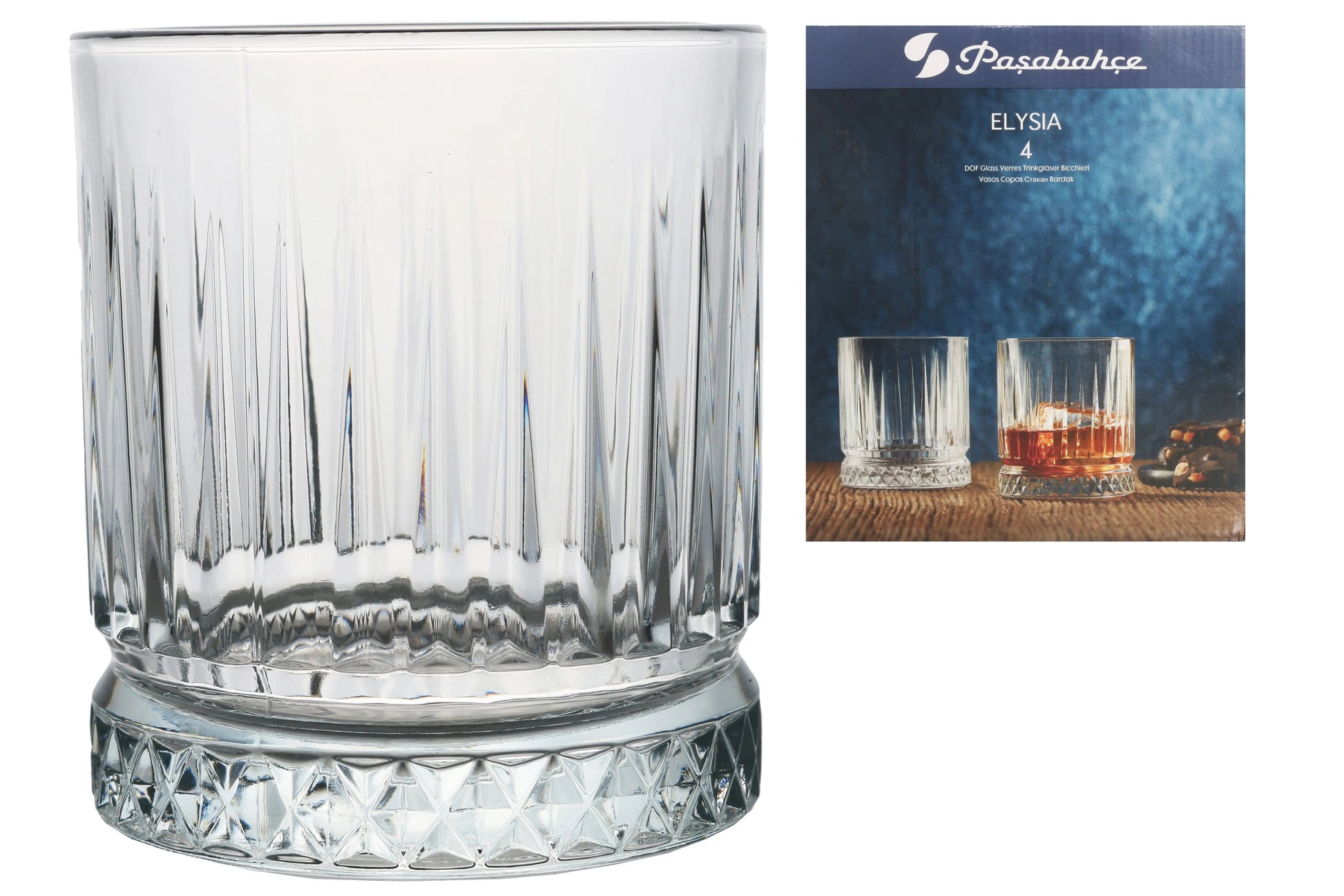 Elysia Whisky Glass 4-Pack 355ml GlassLink