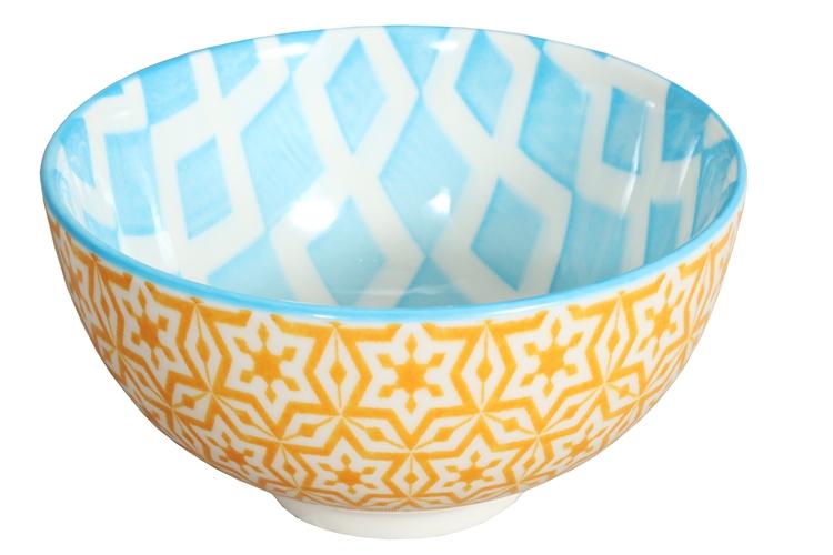 9.65cm Ethnic Bowl Assorted Designs