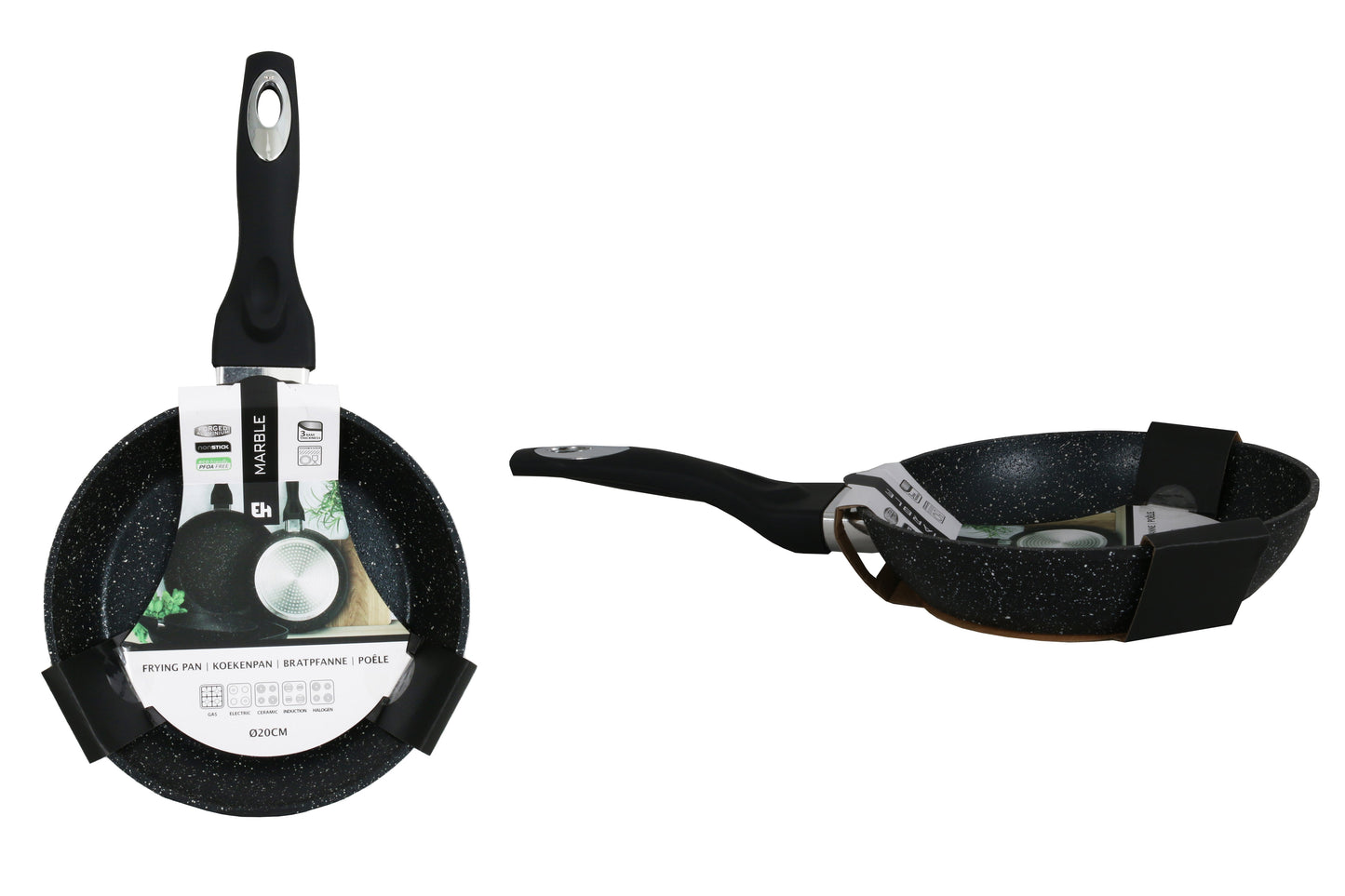 20cm Forged Aluminium Frying Pan - GlassLink