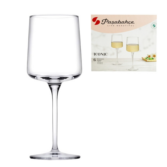 Pasabahce Iconic Crystal Wine Glasses Set - 270ml