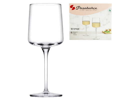 Pasabahce Iconic Crystal Wine Glasses Set - 270ml - GlassLink